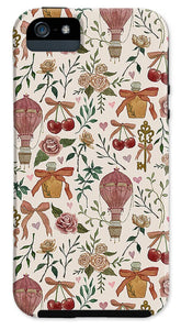 Vintage Valentine's Pattern - Phone Case