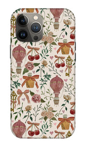 Vintage Valentine's Pattern - Phone Case