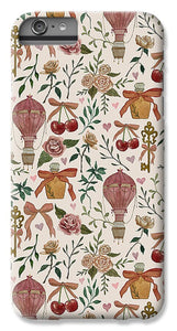 Vintage Valentine's Pattern - Phone Case