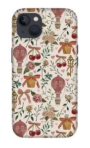 Vintage Valentine's Pattern - Phone Case