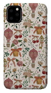 Vintage Valentine's Pattern - Phone Case