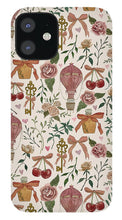 Load image into Gallery viewer, Vintage Valentine's Pattern - Phone Case