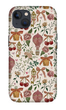 Load image into Gallery viewer, Vintage Valentine's Pattern - Phone Case
