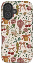 Load image into Gallery viewer, Vintage Valentine's Pattern - Phone Case