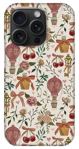 Vintage Valentine's Pattern - Phone Case