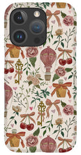 Load image into Gallery viewer, Vintage Valentine's Pattern - Phone Case