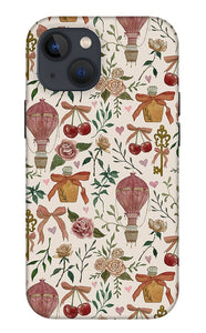 Vintage Valentine's Pattern - Phone Case