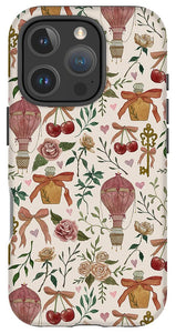 Vintage Valentine's Pattern - Phone Case