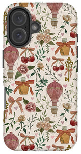 Vintage Valentine's Pattern - Phone Case