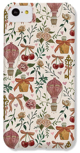 Vintage Valentine's Pattern - Phone Case