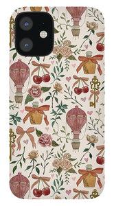 Vintage Valentine's Pattern - Phone Case