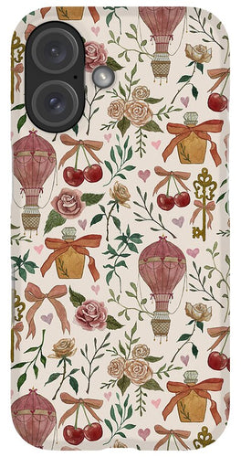 Vintage Valentine's Pattern - Phone Case