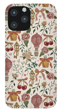 Load image into Gallery viewer, Vintage Valentine's Pattern - Phone Case