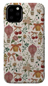 Vintage Valentine's Pattern - Phone Case