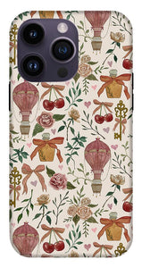 Vintage Valentine's Pattern - Phone Case