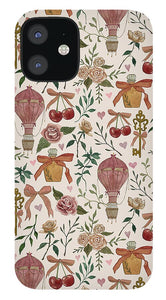 Vintage Valentine's Pattern - Phone Case