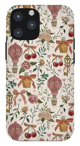 Vintage Valentine's Pattern - Phone Case