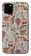 Load image into Gallery viewer, Vintage Valentine's Pattern - Phone Case