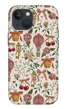 Load image into Gallery viewer, Vintage Valentine's Pattern - Phone Case