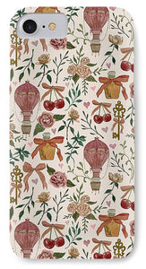 Vintage Valentine's Pattern - Phone Case