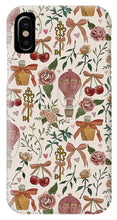 Load image into Gallery viewer, Vintage Valentine's Pattern - Phone Case