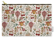 Load image into Gallery viewer, Vintage Valentine&#39;s Pattern - Zip Pouch