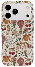Load image into Gallery viewer, Vintage Valentine's Pattern - Phone Case