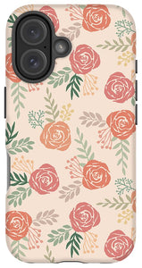 Warm Floral Pattern - Phone Case