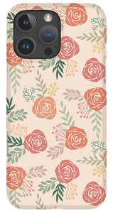 Warm Floral Pattern - Phone Case