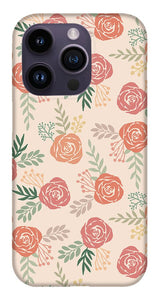 Warm Floral Pattern - Phone Case