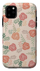 Warm Floral Pattern - Phone Case