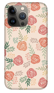 Warm Floral Pattern - Phone Case
