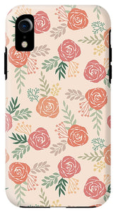 Warm Floral Pattern - Phone Case