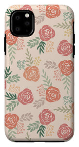 Warm Floral Pattern - Phone Case