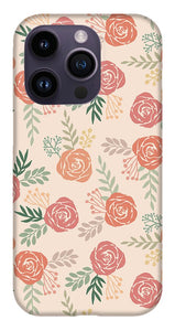 Warm Floral Pattern - Phone Case