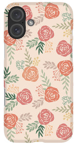 Warm Floral Pattern - Phone Case