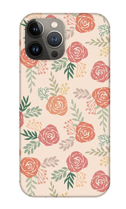 Warm Floral Pattern - Phone Case
