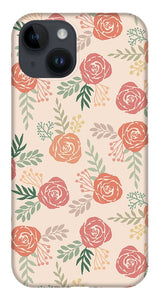Warm Floral Pattern - Phone Case