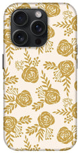 Load image into Gallery viewer, Warm Gold Floral Pattern - Phone Case