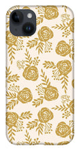 Load image into Gallery viewer, Warm Gold Floral Pattern - Phone Case
