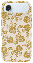 Load image into Gallery viewer, Warm Gold Floral Pattern - Phone Case
