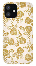 Load image into Gallery viewer, Warm Gold Floral Pattern - Phone Case