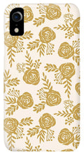 Load image into Gallery viewer, Warm Gold Floral Pattern - Phone Case