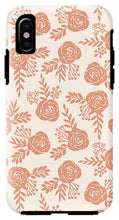 Load image into Gallery viewer, Warm Orange Floral Pattern - Phone Case