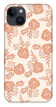 Load image into Gallery viewer, Warm Orange Floral Pattern - Phone Case