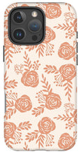Load image into Gallery viewer, Warm Orange Floral Pattern - Phone Case