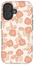 Load image into Gallery viewer, Warm Orange Floral Pattern - Phone Case