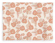Load image into Gallery viewer, Warm Orange Floral Pattern - Blanket