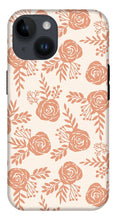 Load image into Gallery viewer, Warm Orange Floral Pattern - Phone Case