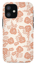 Load image into Gallery viewer, Warm Orange Floral Pattern - Phone Case